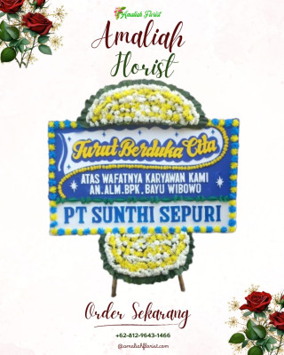 Papan Bunga Duka di Cibeunying Kaler