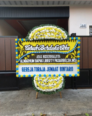 Papan Bunga Duka di Cibeunying Kaler