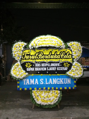 Papan Bunga Duka di Cibeunying Kaler