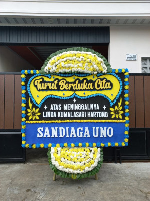 Papan Bunga Duka di Cibeunying Kaler